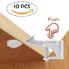 Surplex Pack of 10 Child Safety Cabinet Lock, Baby Safety