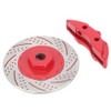 4Pcs Metal Simulation Brake Disc Calipers for Traxxas TRX4 TRX6