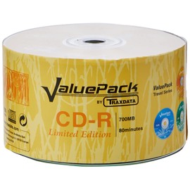 Traxdata CD-R 52X 700MB 80 Minute Value Pack 50 Spindle
