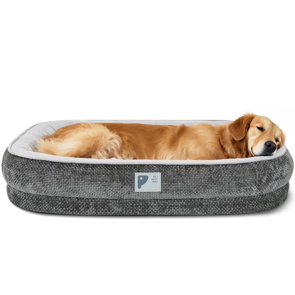 Dog Beds Large Sized Dog,Orthopedic Bed with Removable Cover&Non-Slip Bottom