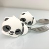 palm grasp spoon & fork panda