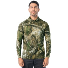 Realtree Men's Performance Pullover Hoodie with Gaiter, APX