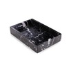 Bey-Berk Ezra Black Zebra Marble Guest Towel Tray – Rectangular