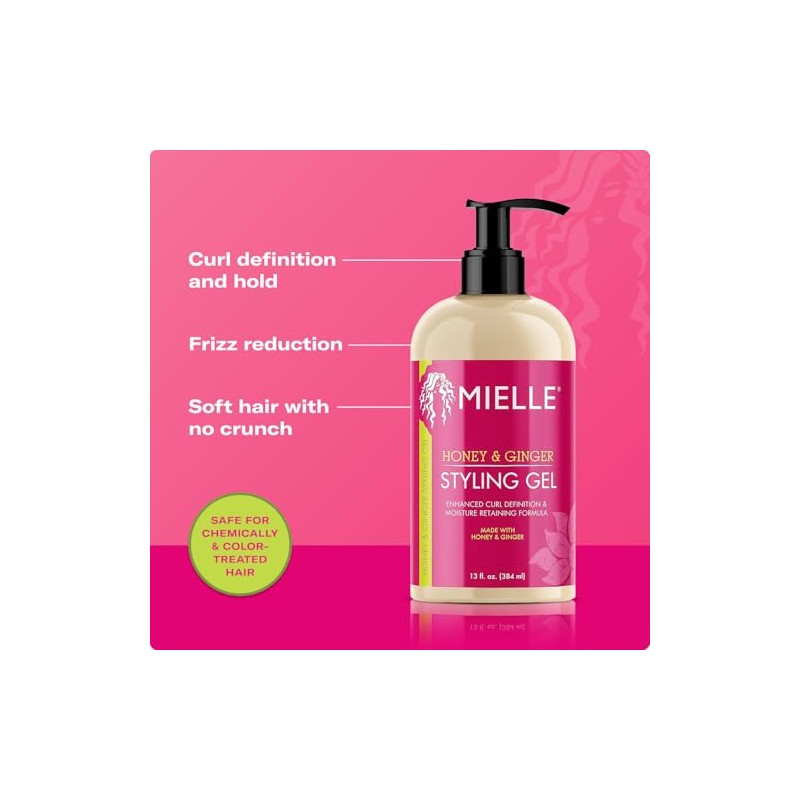Mielle Organics Styling Gel Honey & Ginger 13oz / 384ml