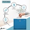 Adir Metal Suggestion Box with Lock and Slot, Wall Mount