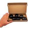 SKIR'CO Pack of 6 Fence Post Caps Round 42 mm