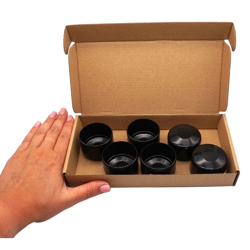 SKIR'CO Pack of 6 Fence Post Caps Round 42 mm