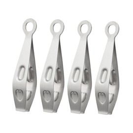 GANAZONO 4pcs Stainless Steel Goose Plume Tweezers Portable Chicken Hair Removal Tool User Friendly Design for Easy Operation and Resistant Versatile for Poultry and Pig Plucking