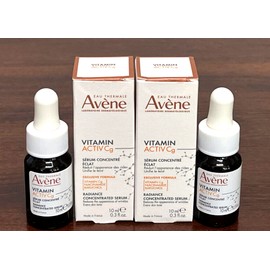 Avène 2x AVENE VITAMIN ACTIVE Cg RADIANCE CONCENTRATED SERUM 0.3oz 10ml Ea NEW IN BOX
