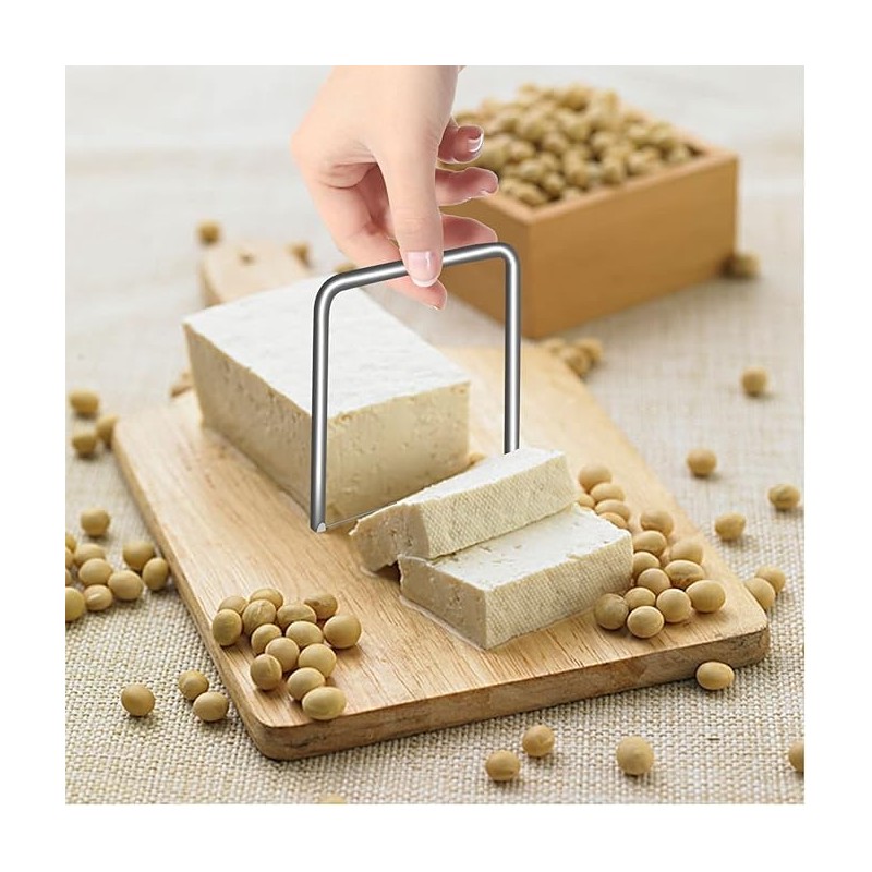 KIBBEH 4 Pcs Stainless Steel Cheese Slicer with Wire Cheese