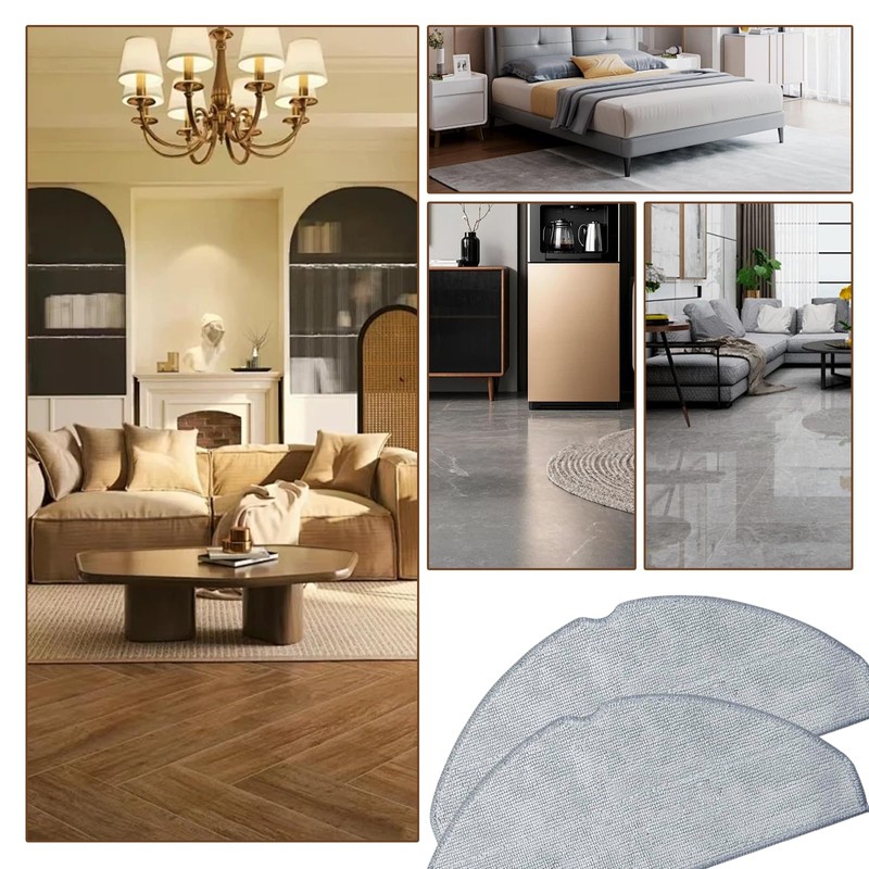 Ninnyi 4 Pcs Robot Vacuums Mop Pads Replacement for eufy