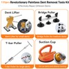 BESTGLOAL 135pcs Dent Puller Kit, Paintless Dent Removal Kit for