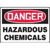 Accuform "Danger Hazardous Chemicals" Safety Sign, Accu-Shield™, 7 x 10