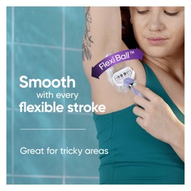 Gillette Venus Extra Smooth Swirl Ladies Razor Blade Refills - 6 Pack - 5 Long Lasting Blades for an Extra Smooth Shave That Lasts