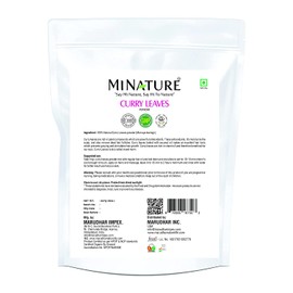 Curry Leaves Powder by mi nature | Murraya koenigii | Sweet Neem | 227g (8 oz.) (0.5 lb) | Curry leaves powder for Hair growth | Antioxidant | 100% Natural powder| From India.