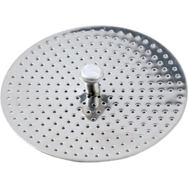 Embudo de filtro de acero inoxidable para cafeteras espresso, accesorio de eliminación de polvo prensado, compatible con la mayoría de ollas de moka para el hogar, la oficina, café (6 tazas)