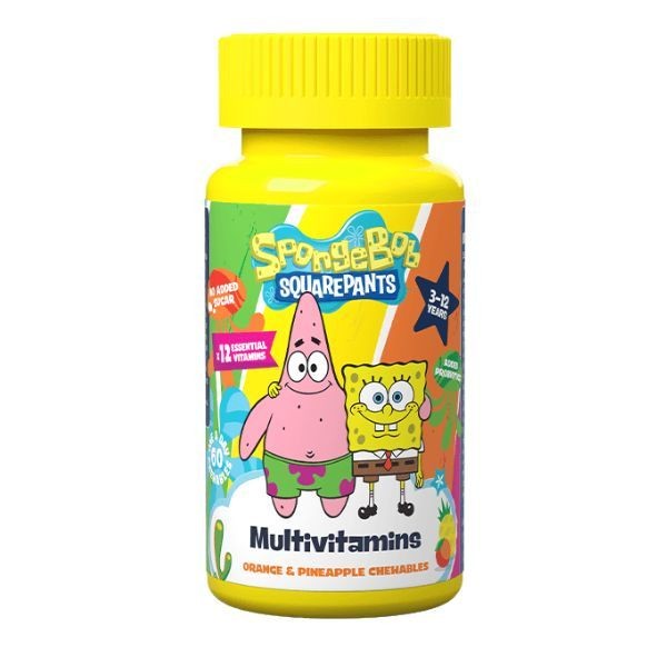 Nickelodeon SpongeBob Multivitamins 60 chewable tabs