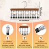 Closet Organizer with 12 Clips, Space Saving Hangers for Clothes,
