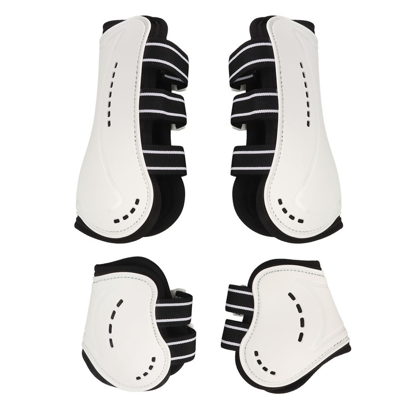 Horse Front Tendon Boots Adjustable Breathable Open Front Protective Horse