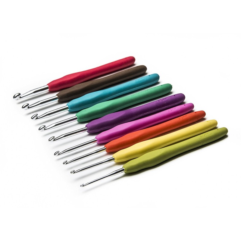 Ergo Hooks Ergonomic Crochet Hooks Cushion Grip for Ultimate Comfort