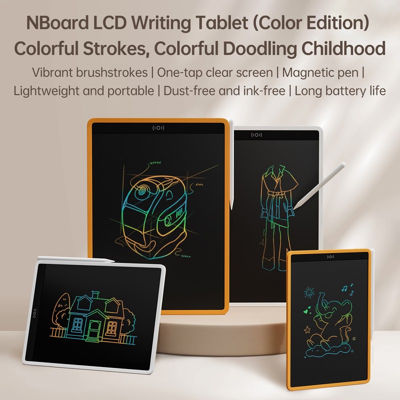NBoard LCD Writing Tablet 10'' Drawing Board Handwriting Pad Suitable
