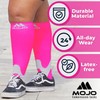Mojo Compression Socks 20-30mmHg Unisex Sport Compression Stocking Pink Medium