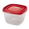 Rubbermaid Easy Find Lid 7-Cup Food Storage Container, Red