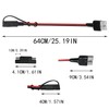 Anderson SB50 Connector to SAE Extension Cable 10AWG，SAE Solar Panel