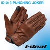 [Yamashiro] Motorcycle Gloves Ideal ID-013 PUNCHING JOKER _ Brown_M _ID013BR/M