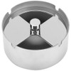 High grade Stainless Steel Wind proof Round Revolving Ashtray with