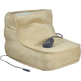 Aidapt Soft Relaxing Cosy Vibrating Foot Warmer with Massage. for Men and Women with Cold Feet, Soft Fleece Lining Suitable for Small to Large Feet Up to Size 15