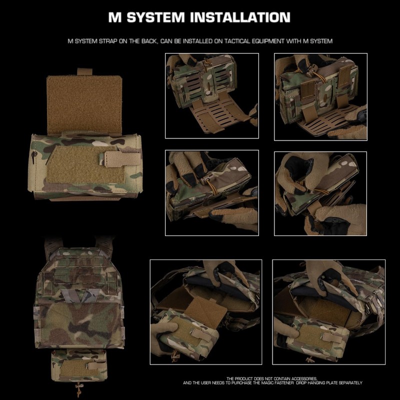 Compact MOLLE Trauma Pouch Quick Release IFAK Medical Pouch for