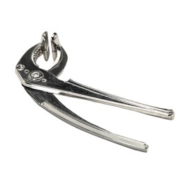 Money Serie, Tongs, Silver Length 17 cm Perfect De Wrinkle Stone Burn bibinba Pots and G – 705 