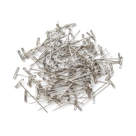 T-Pins 100 Pack - 1.5 inch Multi-Use T-Pins for Knitting, Wigs, Sewing & Office Wall