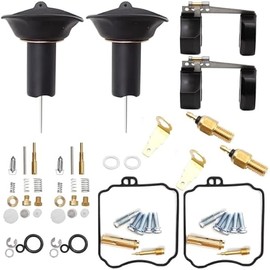 Carburetor Repair Kit Replacement for Yamaha V-Star 650 XVS650 Custom XVS650A Classic 1998-2016, Carb Rebuild Kit Replacement for Yamaha V-Star 650 XVS650AT Silverado 2002-2010