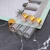 Ellbest 8pcs Glass Bottle 20ml Clear Glass Sample Vials Refillable