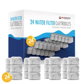 Pack of 24 Replacement Charcoal Water Filters for Keurig Coffee Machines by Housewares Solutions