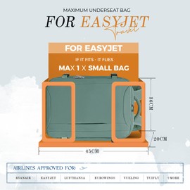 VMIKIV for Easyjet Cabin Bag 45x36x20 with New Easyjet Travel Backpack Cabin Size Small Underseat Bag under Seat Cabin Bags Hand Luggage for Airlines with Shoe Compartment,with 15.6 inch Laptop Pocket