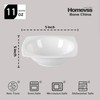 HomeVss, New Bone China Dinnerware SEt, Rim Square Shape, 40pc