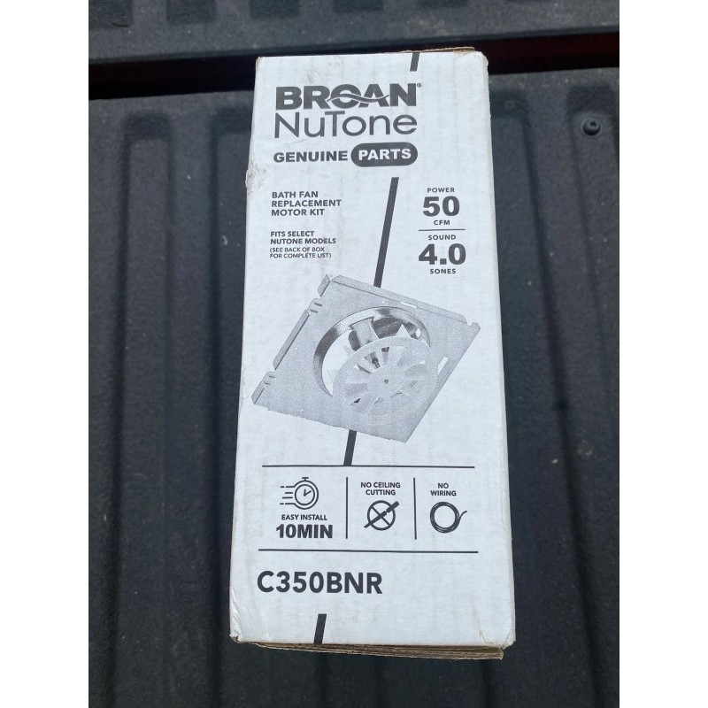 NuTone One (1) Broan NuTone C350BN Replacement Fan Motor Assembly