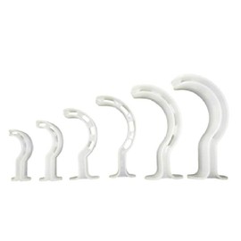 LINE2design Berman Oral Airway Kit Polyethylene Plastic Clear - Stop The Bleed Trauma Airways EMT Supplies - 6-Pack