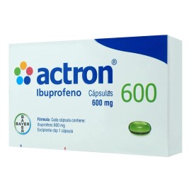Actron Cápsula De Gelatina Blanda 600 Mg, 10 Cápsulas