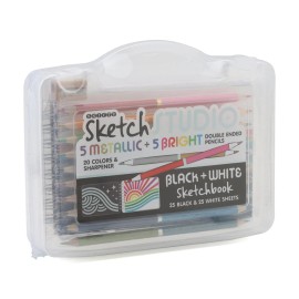 Snifty Pen Sketch Studio Double Ended Colored Pencil Travel Set [RJCSPBWT01]