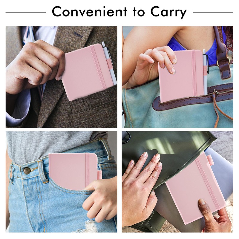feela Notebook A6, 3-Piece Notebooks Set, Journals Book Bulk with