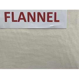 45” Wide 100% Cotton Flannel Festive Flannel Ivory