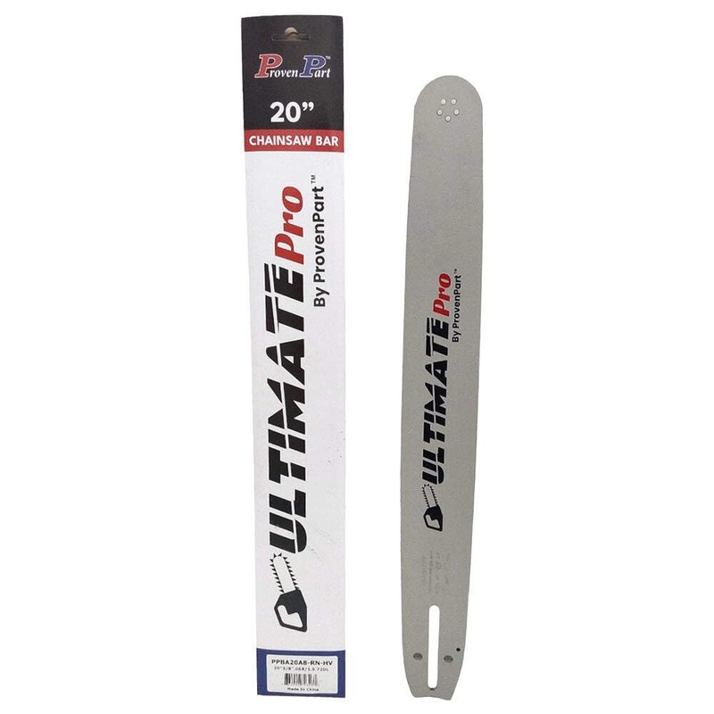 Proven Part 20" Chainsaw Bar And 4 Pack Semi Chisel