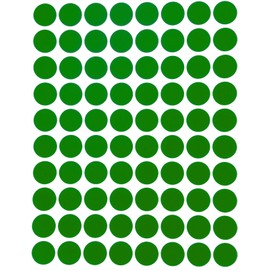 Royal Green Round Dot Stickers Small, Circle Labels Stickers for Easy Organizing, Supplies, Boxes, Inventory for Office & Home - 25 Sheets, 1/2 Inch, Green - 2000 Pack