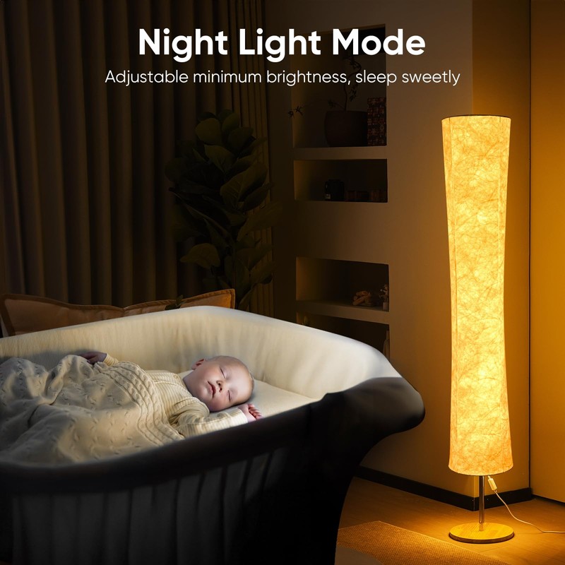 58 inch Simple Design Morden Soft Light Floor Lamp 3