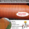 POYEE 4x100ft Plastic Mesh Fence Safety Fence, Construction Barrier Netting