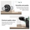 FREDBECK 4 FT Mini Cabinet Bypass Barn Door Hardware Kit